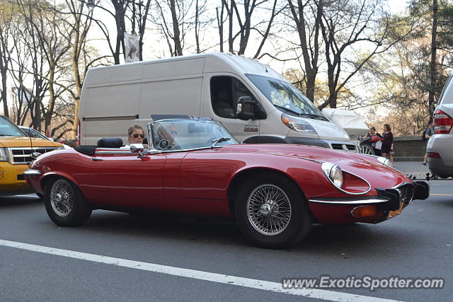 Jaguar E-Type spotted in Manhattan, New York