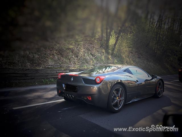 Ferrari 458 Italia spotted in Fribourg, Switzerland