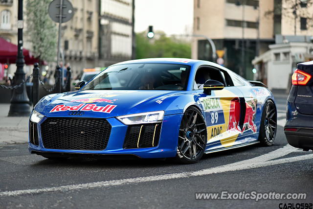 Audi R8 spotted in Warsaw, Poland