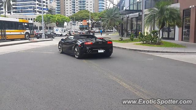 Lamborghini Gallardo spotted in Downtown,Oahu,Ha, Hawaii