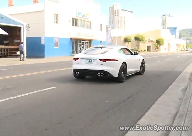 Jaguar F-Type spotted in Downtown,Oahu,HI, Hawaii