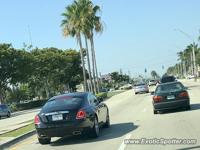 Rolls-Royce Wraith spotted in Pompano Beach, Florida