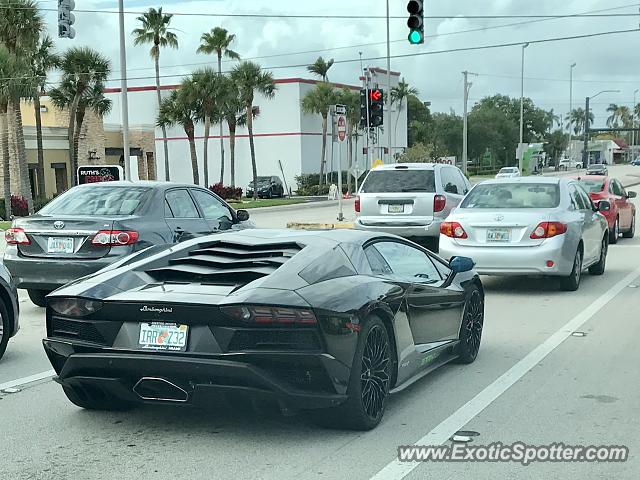Lamborghini Aventador spotted in Ft Lauderdale, Florida