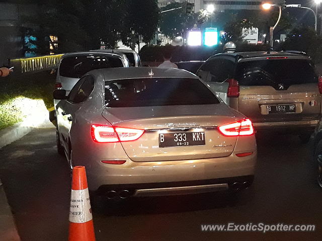 Maserati Quattroporte spotted in Jakarta, Indonesia
