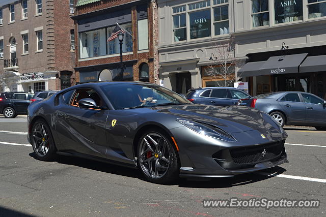 Ferrari 812 Superfast spotted in Greenwich, Connecticut