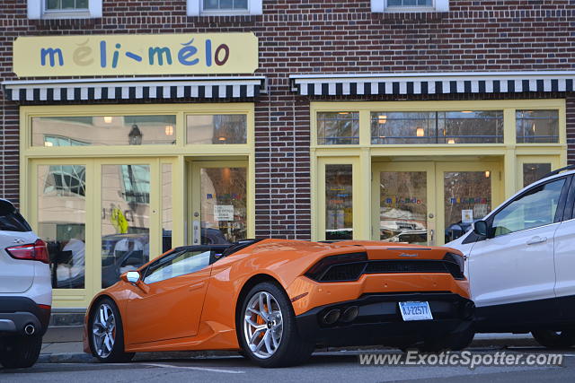 Lamborghini Huracan spotted in Greenwich, Connecticut