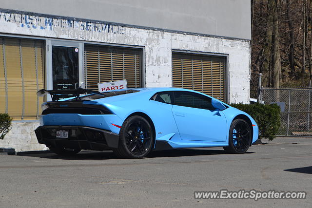 Lamborghini Huracan spotted in Greenwich, Connecticut