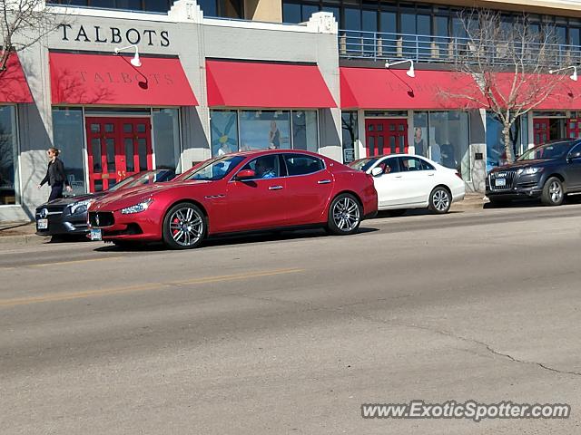 Maserati Ghibli spotted in Wayzata, Minnesota