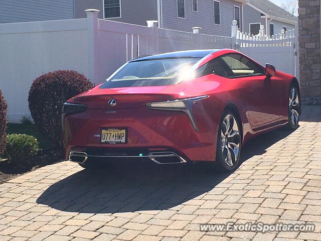 Lexus LC 500 spotted in Scotch Plains, New Jersey