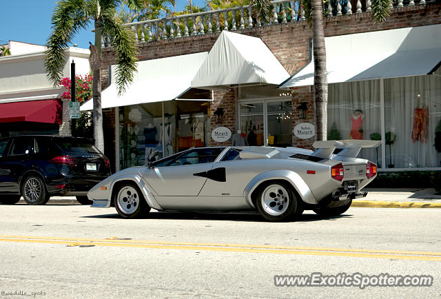 Lamborghini Countach spotted in Palm Beach, Florida