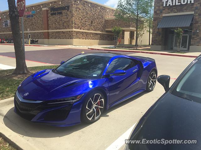 Acura NSX spotted in Dallas, Texas