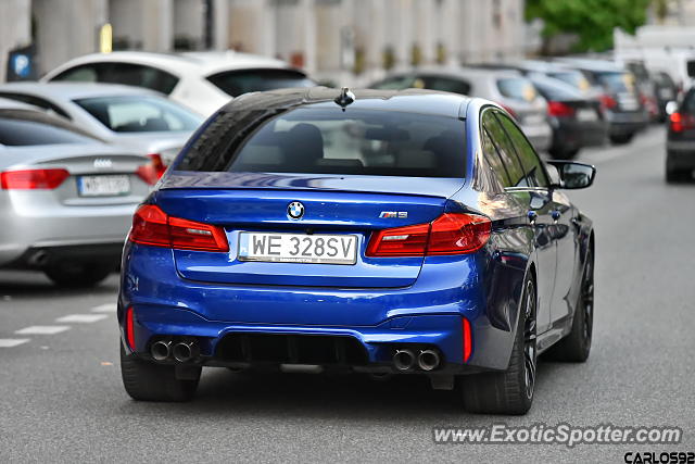 BMW M5 spotted in Warsaw, Poland