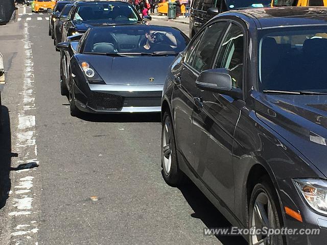 Lamborghini Gallardo spotted in New York City, New York