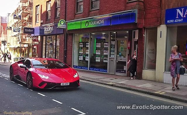 Lamborghini Huracan spotted in Exeter, United Kingdom