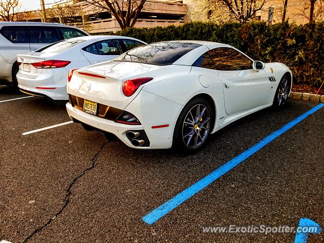 Ferrari California spotted in Short Hills, New Jersey