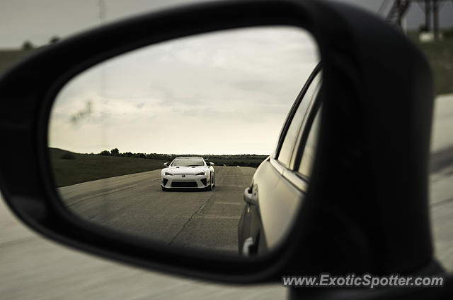 Lexus LFA spotted in Denton, Texas