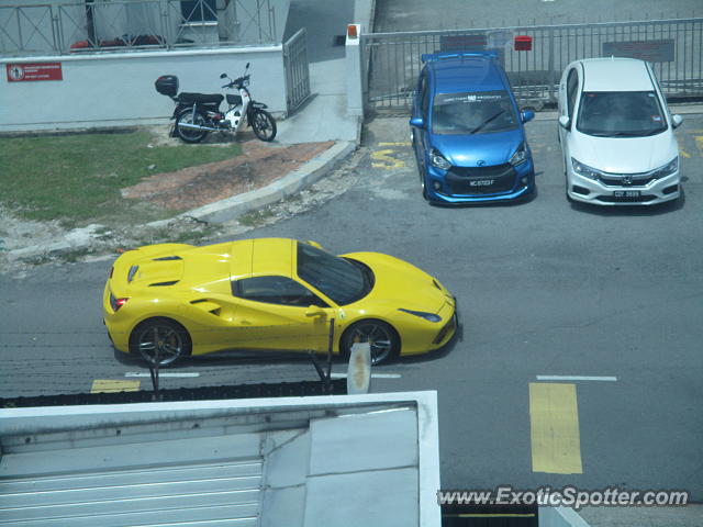 Ferrari 488 GTB spotted in Kuala lumpur, Malaysia
