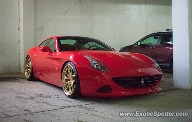 Ferrari California spotted in Tysons Corner, Virginia