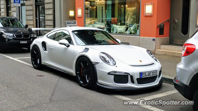 Porsche 911 GT3 spotted in Zurich, Switzerland