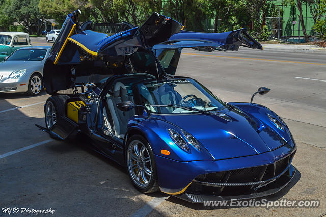 Pagani Huayra spotted in Dallas, Texas