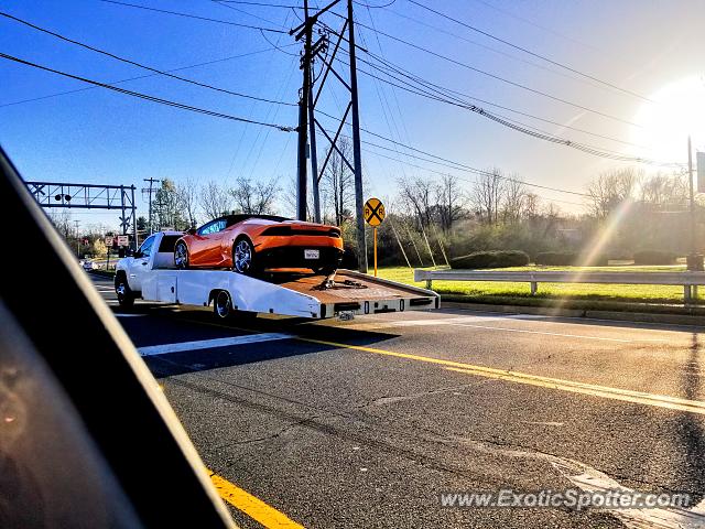 Lamborghini Huracan spotted in Saddle River, New Jersey