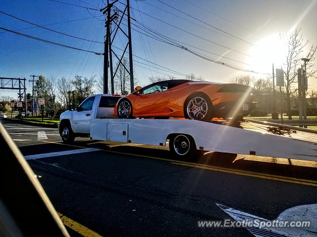 Lamborghini Huracan spotted in Saddle River, New Jersey