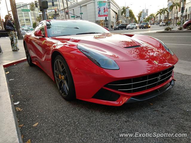 Ferrari F12 spotted in Beverly Hills, California