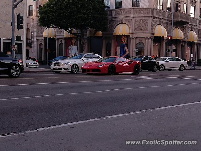 Ferrari 488 GTB spotted in Beverly Hills, California