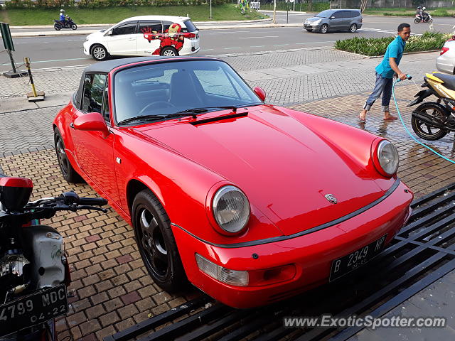Porsche 911 spotted in Serpong, Indonesia
