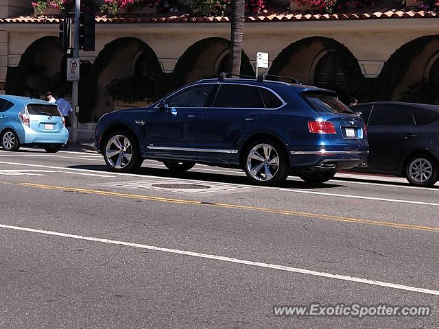 Bentley Bentayga spotted in Hollywood, California
