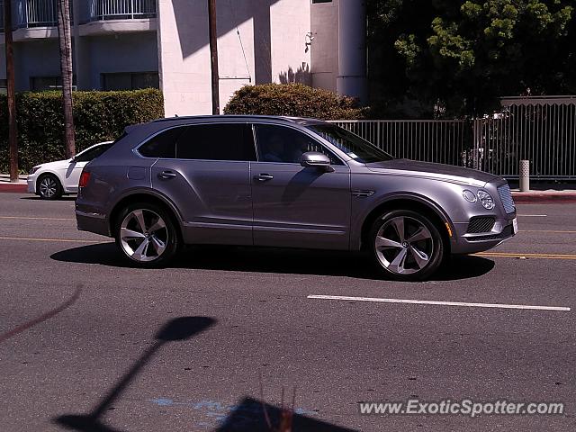 Bentley Bentayga spotted in Hollywood, California