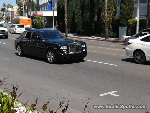 Rolls-Royce Phantom spotted in Hollywood, California