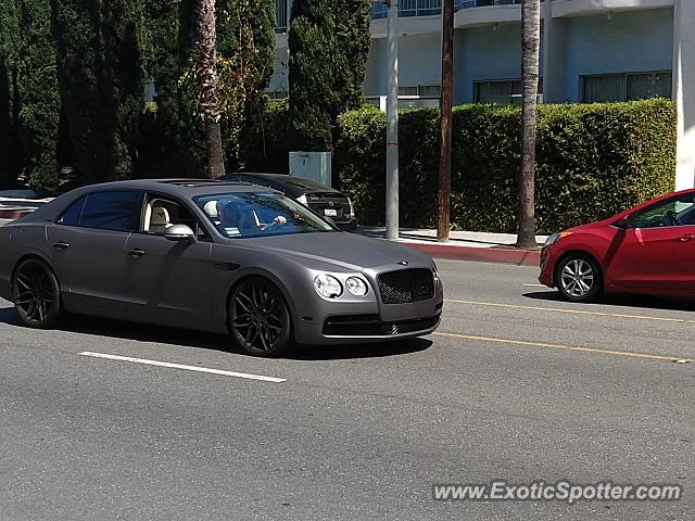 Bentley Flying Spur spotted in Hollywood, California