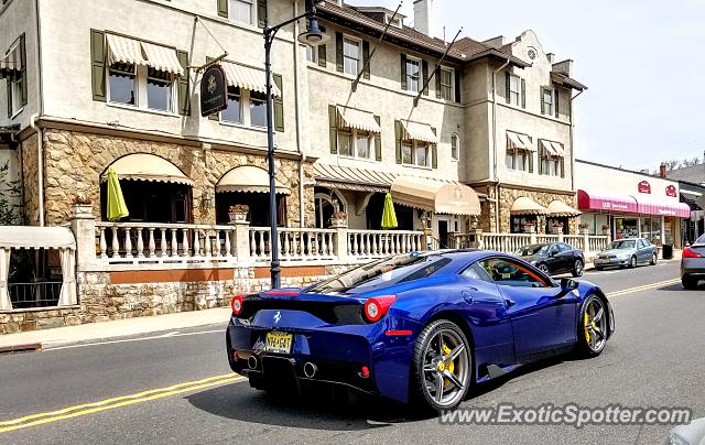 Ferrari 458 Italia spotted in Bernardsville, New Jersey