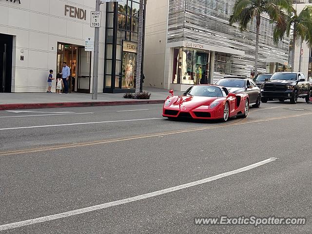Ferrari Enzo spotted in Beverly Hills, California
