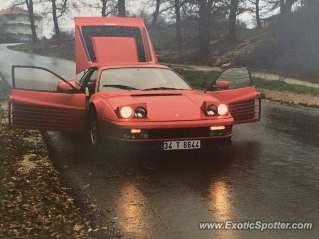 Ferrari Testarossa spotted in Istanbul, Turkey