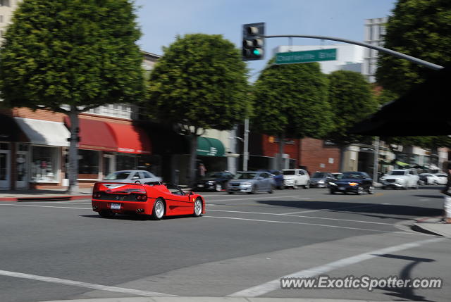 Ferrari F50 spotted in Beverly Hills, California