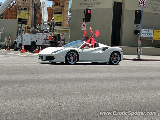 Ferrari 488 GTB spotted in Beverly Hills, California