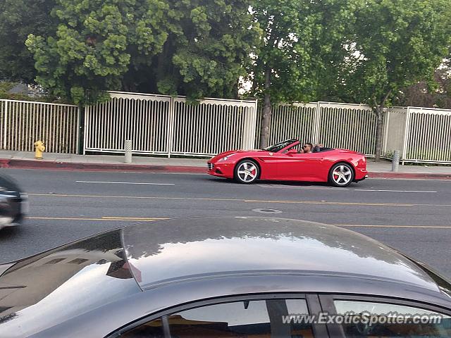 Ferrari California spotted in Hollywood, California