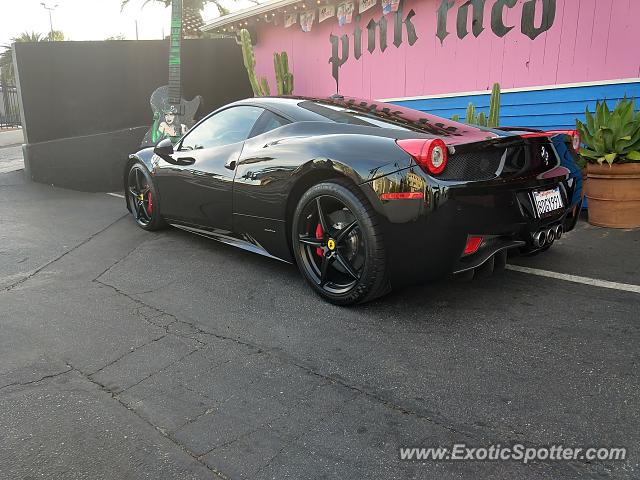 Ferrari 458 Italia spotted in Hollywood, California