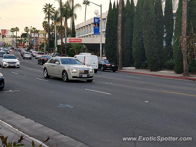 Rolls-Royce Ghost spotted in Hollywood, California