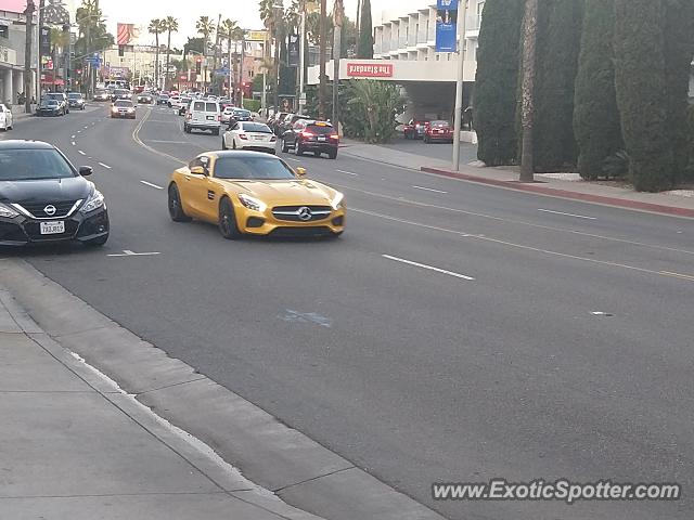 Mercedes AMG GT spotted in Hollywood, California