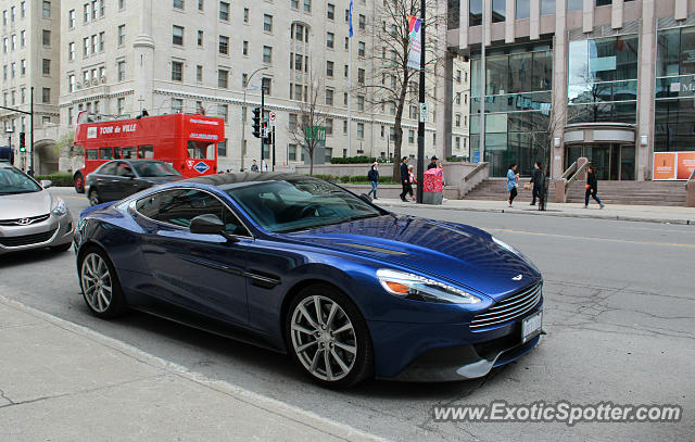 Aston Martin Vanquish spotted in Montreal, Canada