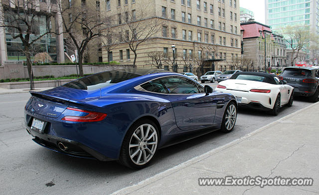 Aston Martin Vanquish spotted in Montreal, Canada