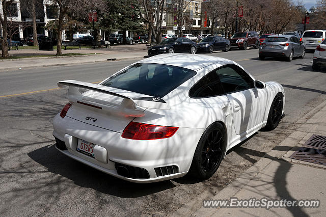 Porsche 911 GT2 spotted in Calgary, Canada