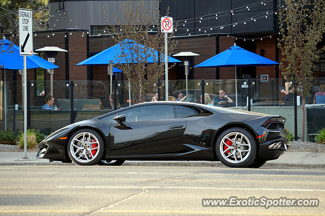 Lamborghini Huracan spotted in Edmonton, Canada
