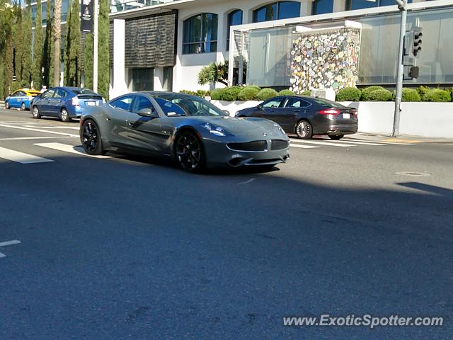 Fisker Karma spotted in Hollywood, California