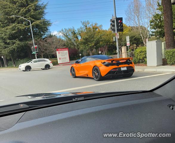 Mclaren 720S spotted in Stanford, California