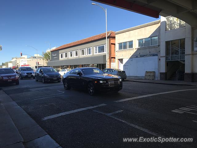 Rolls-Royce Wraith spotted in San Mateo, California