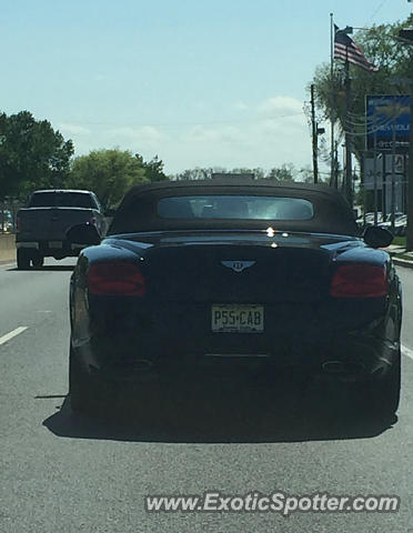 Bentley Continental spotted in Watchung, New Jersey